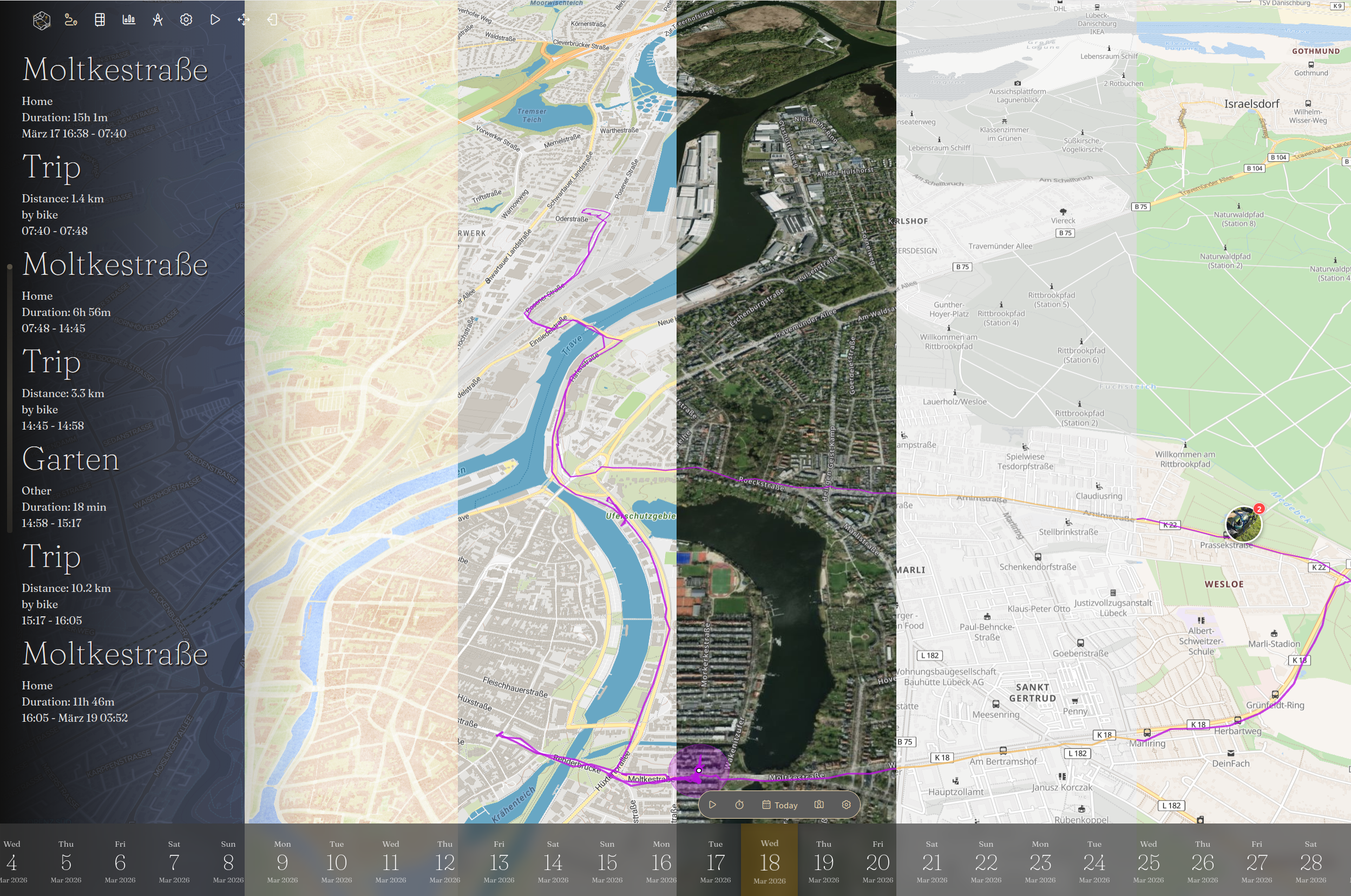 Reitti v5.0.0: Custom Maps, Timeline Stitching, and License Evolution