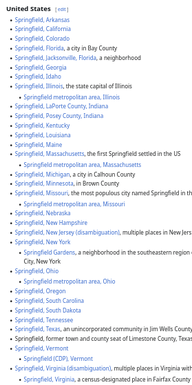 TIL about springfield