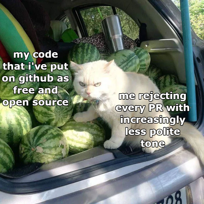 Don't touch my garbage!