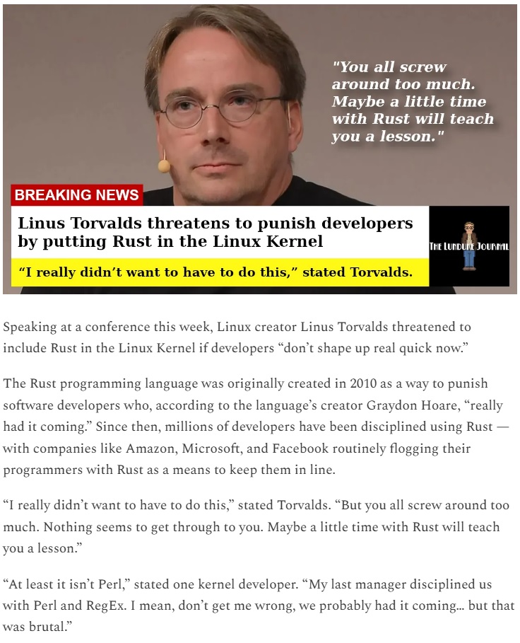 There was no other way!