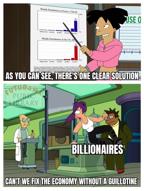 I mean, we tried taxing them back in the day but they didn't like that