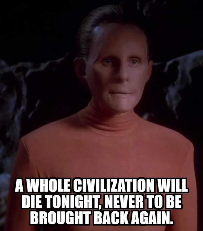 I think they made the Founders too cartoonishly evil.