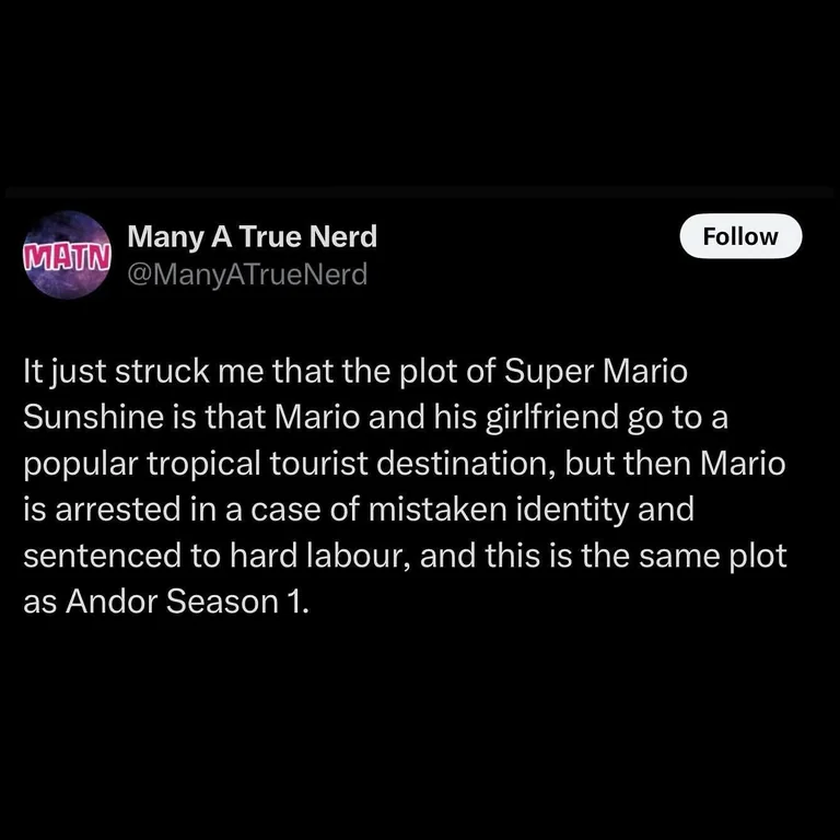 Cassian strikes me as more of a Luigi type. If you get my drift...