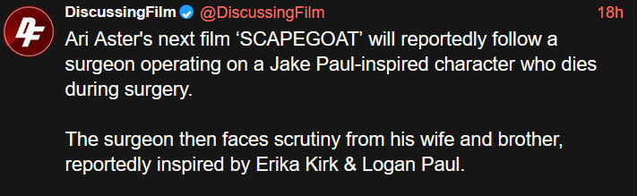 Search for films based on reddit slop going well