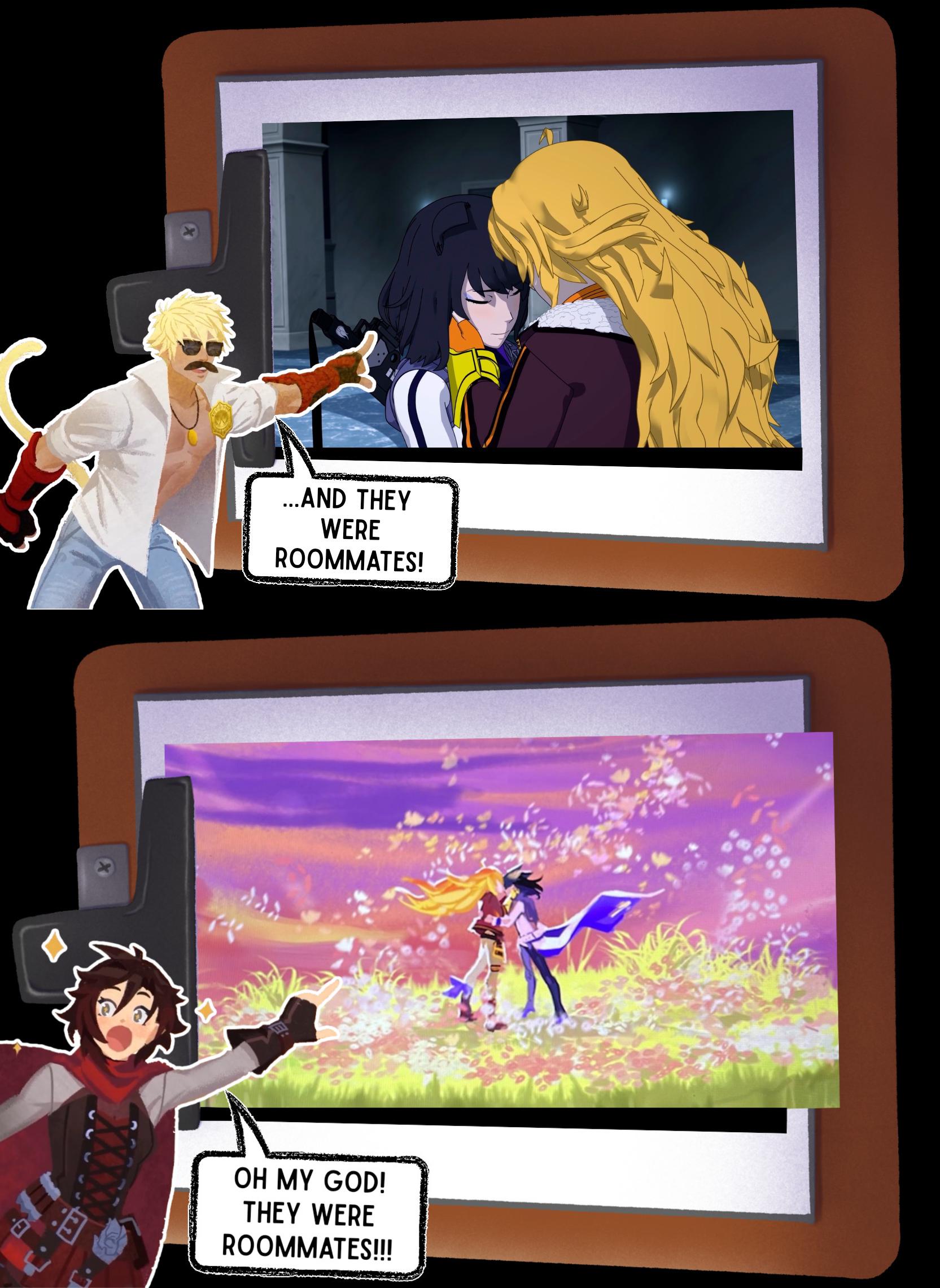 they were roommates