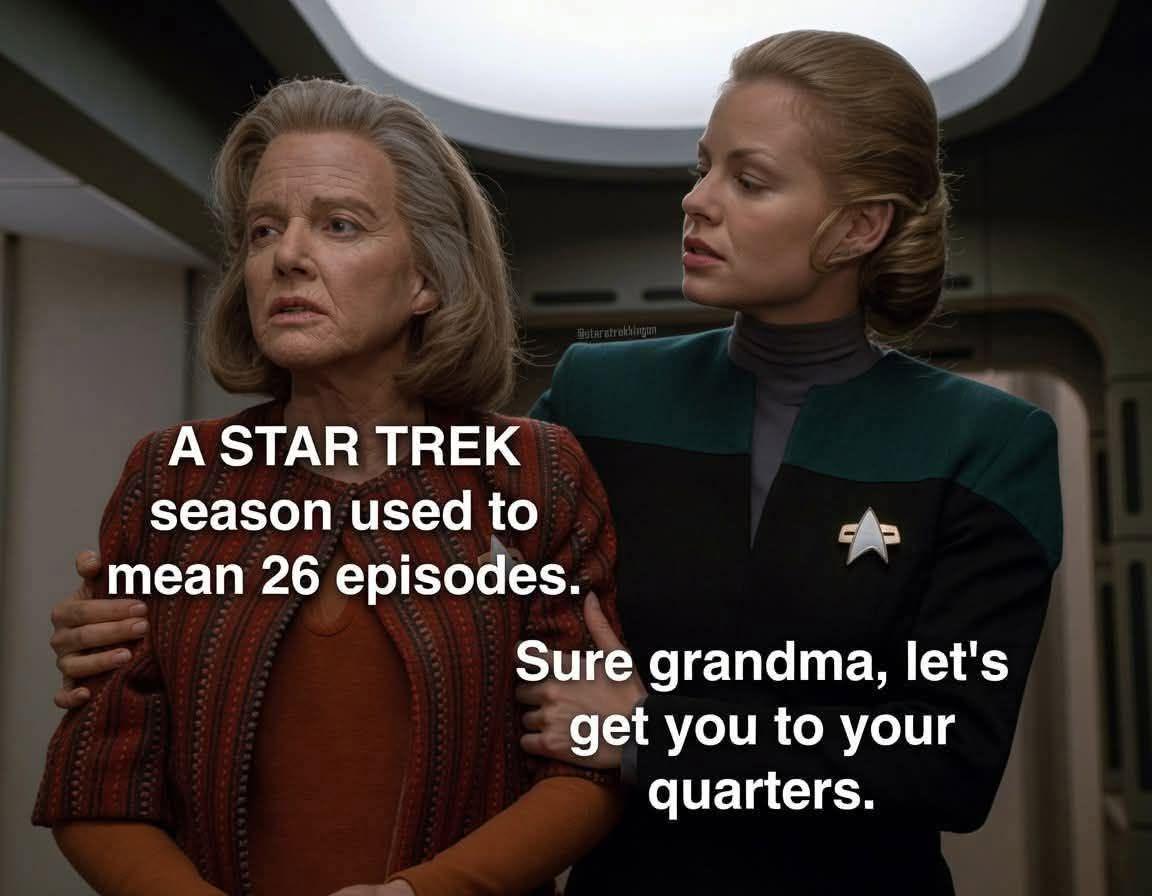 I want lower budget 26 episode seasons back