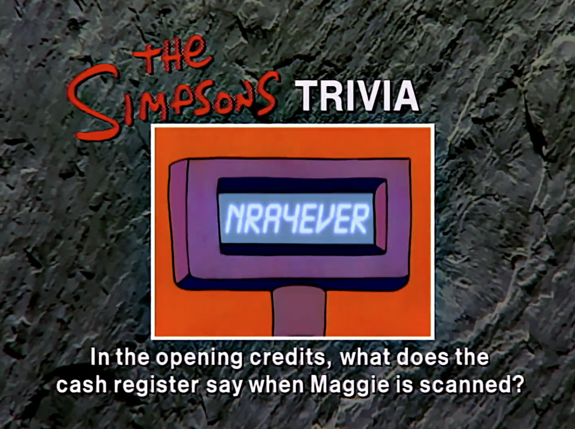 "One of the hundreds of radical right-wing messages inserted into every show by creator Matt Groening"