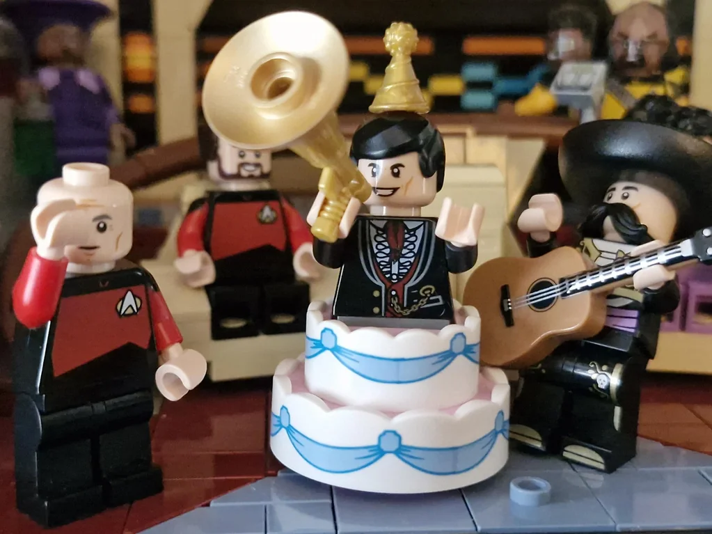 Archive footage from the unreleased episode 'It's My Party and I'll Q If I Want To'.