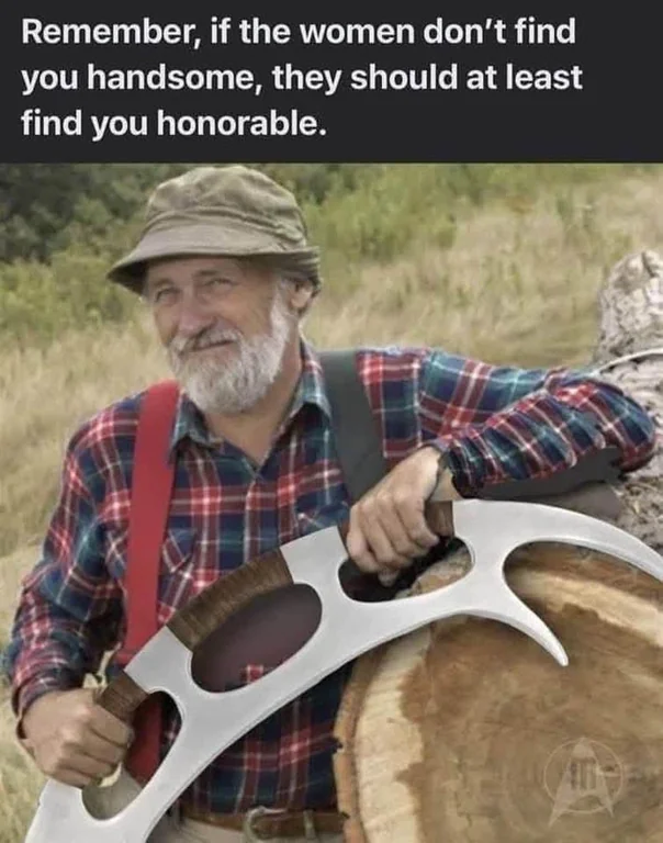 Always keep your bat'leth on the ice.