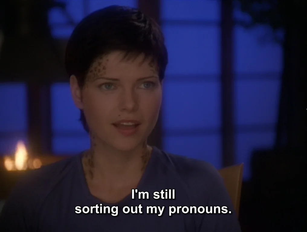 "How long has 'Star Trek' been... Oh." - "Yep." 🖖🏻😉