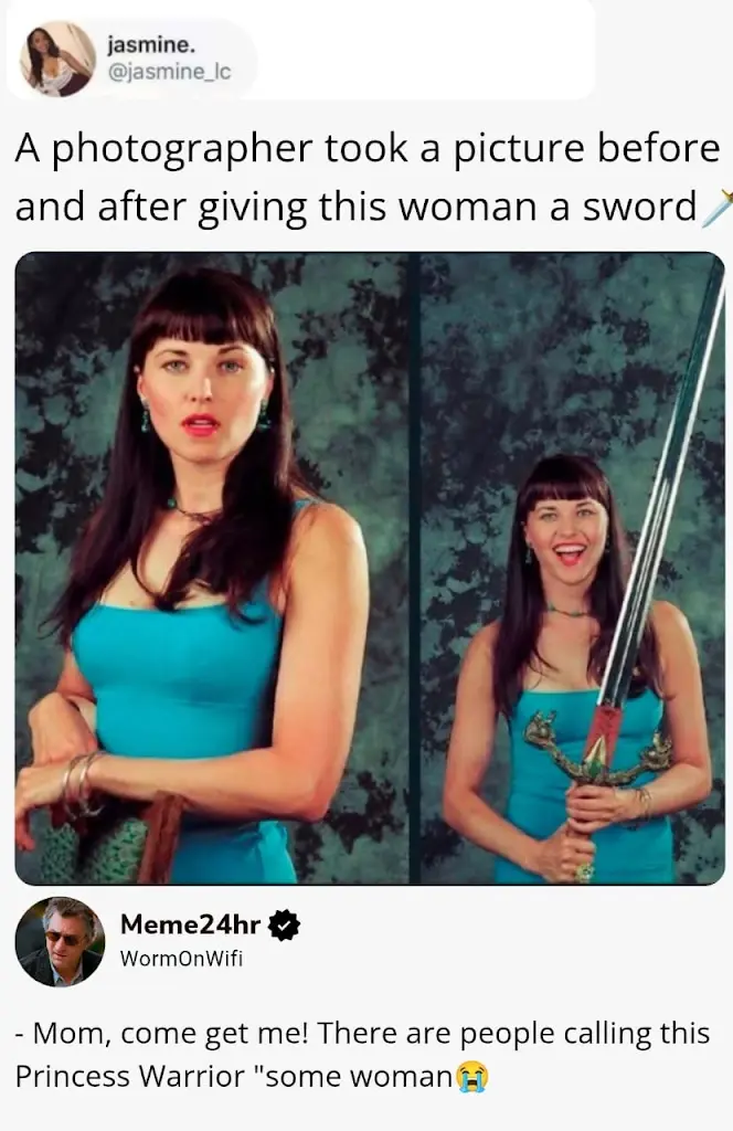 Xena ❤️ first crush for so many boys/girls