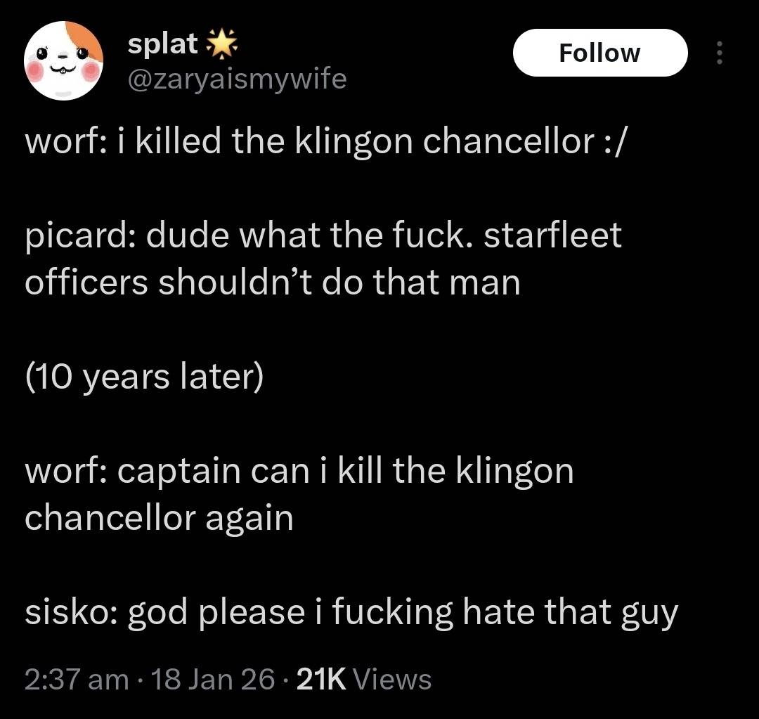 Sisko: "I am not Picard."