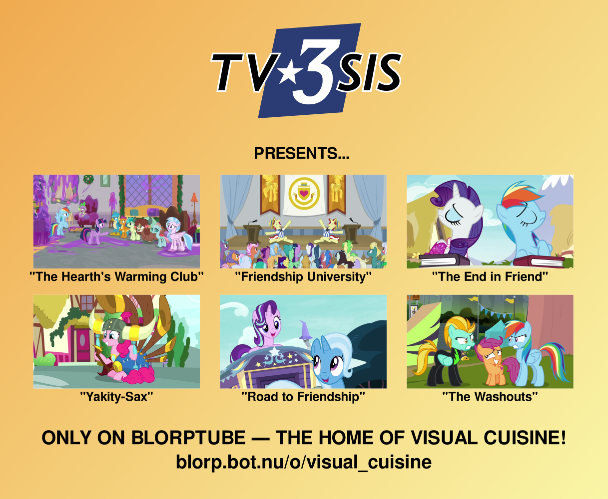 Giddy up! We're watching My Little Pony: Friendship is Magic S8E15~20 on Blorptube @ 11 PM CET / 5 PM EST — "Startrix shippers stay winning!"