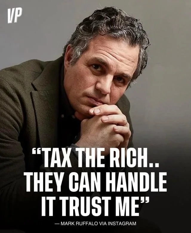 Based Mark Ruffalo, no wonder chuds hate him too