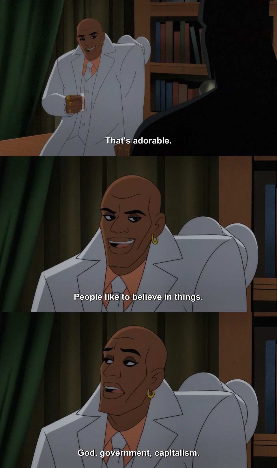 you know is bad that even Batman has a take on Capitalism.