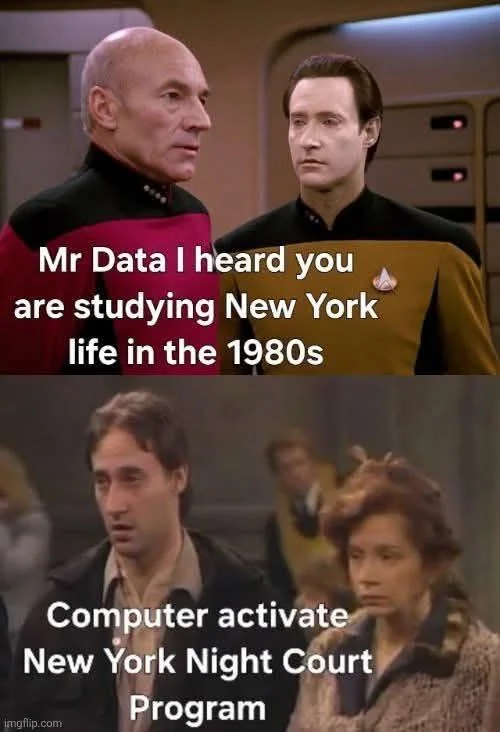 Data expanding his study of humanity.