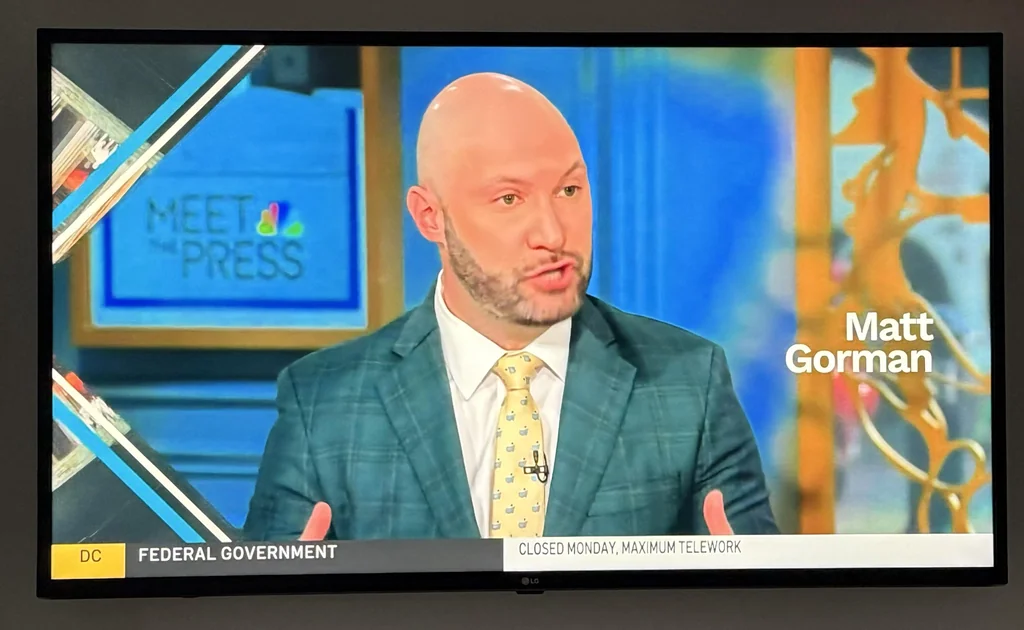 This is actually the name of the Republican strategist about to defend ICE on Meet the Press. Bad luck Minneapolis.