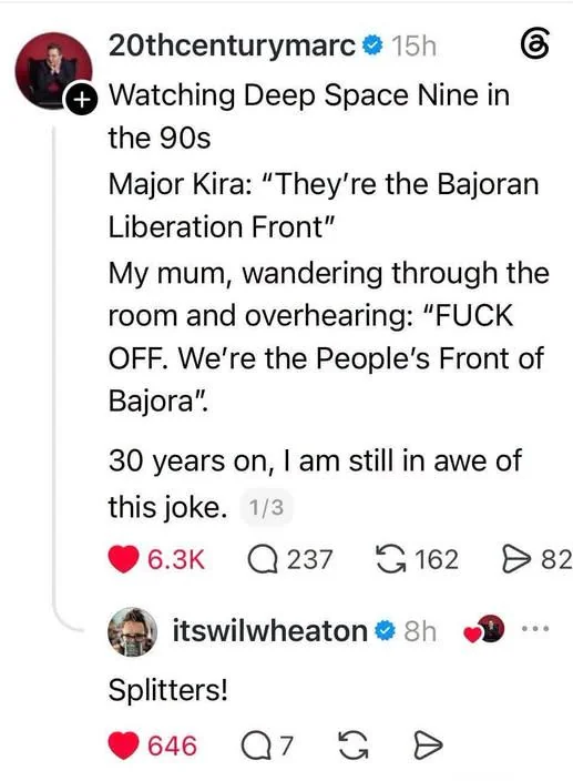 I thought we were the Popular Front