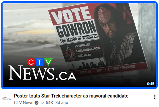I would vote for him if I could.
