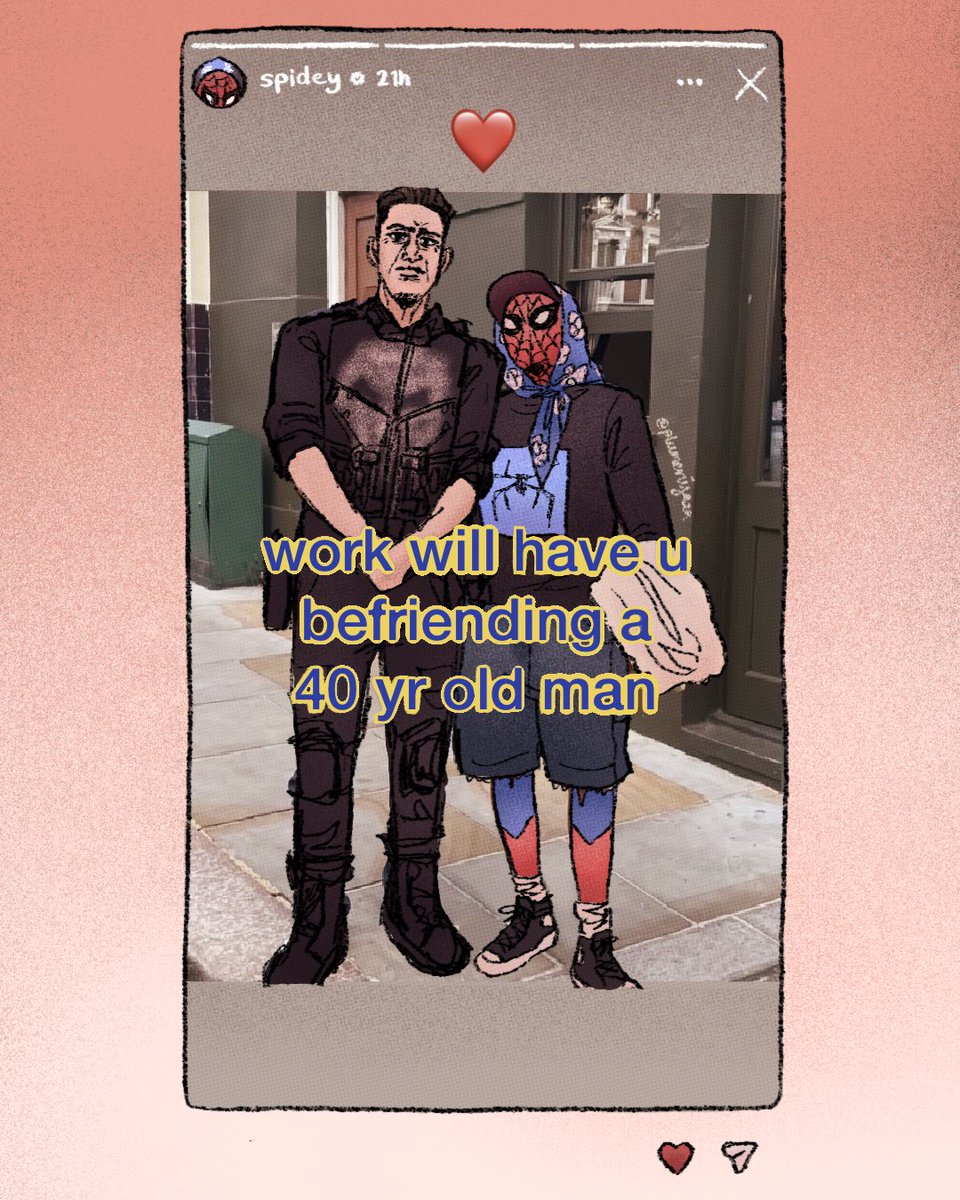Coworker friendships be like (Spider-Man Brand New Day)