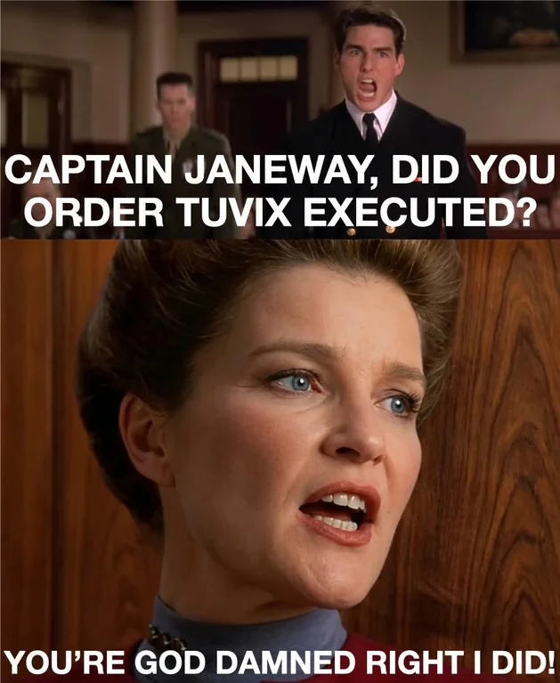 YOU CAN’T HANDLE THE JANEWAY!!!