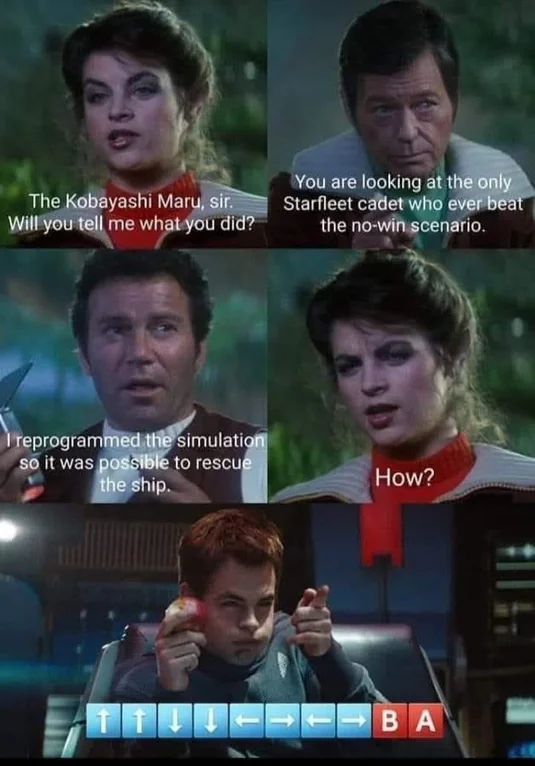 I don’t believe in a no win situation