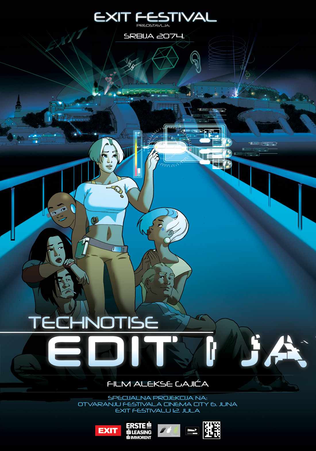 TV☆3SIS presents the Serbian low-budget anime-inspired sci-fi movie "TECHNOTISE: EDIT & I" (2009) on Blorptube @ midnight CET / 6 PM EST