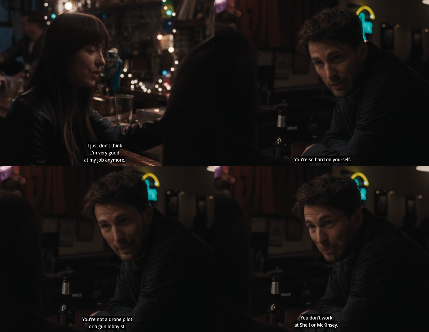 a great moment from "The Materialists" (2025)