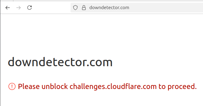 Downdetector is down