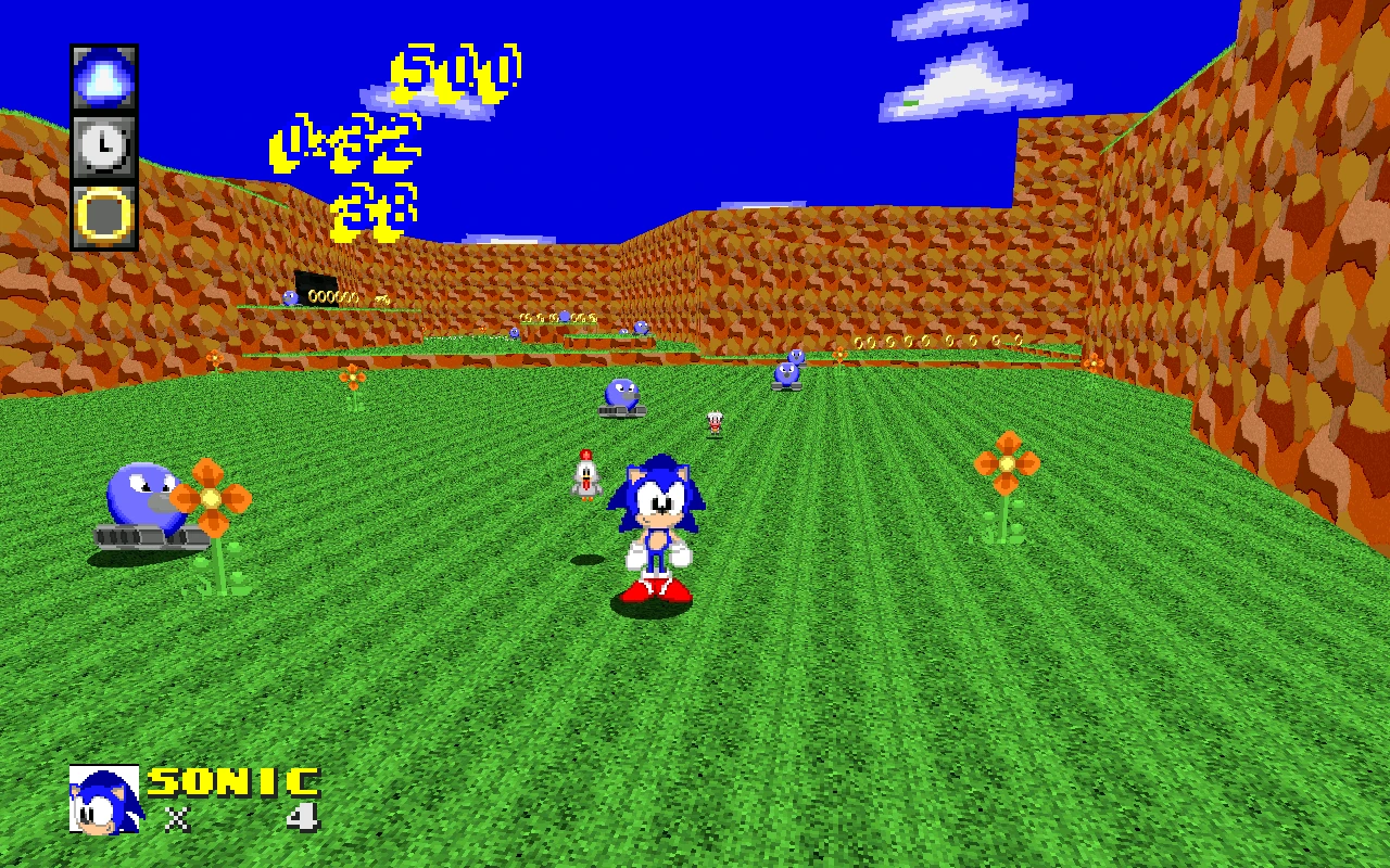 Heavily modded SRB2 inspired by early versions of the game