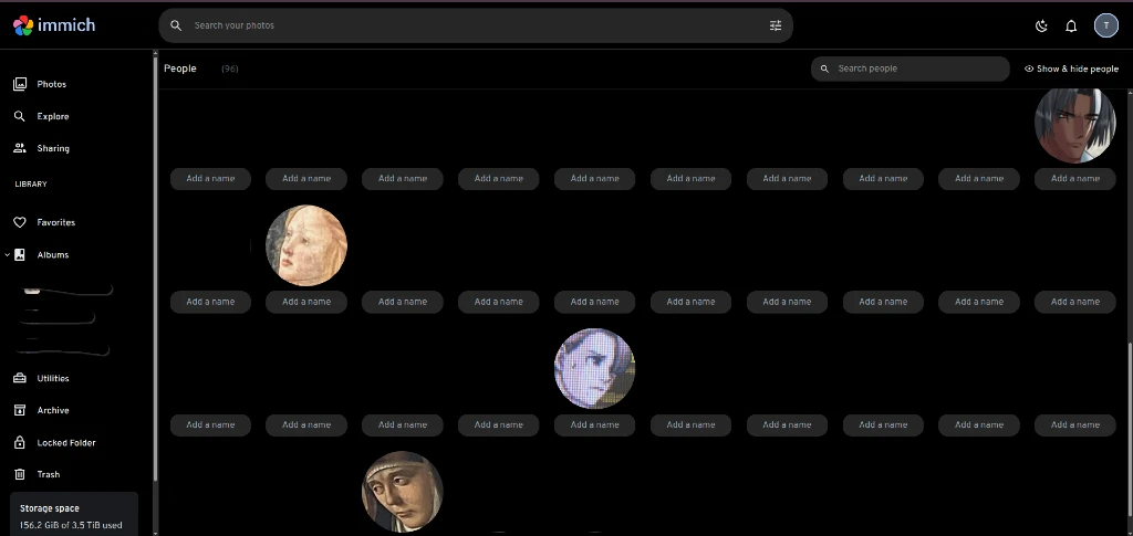 Immich face recognition is peak