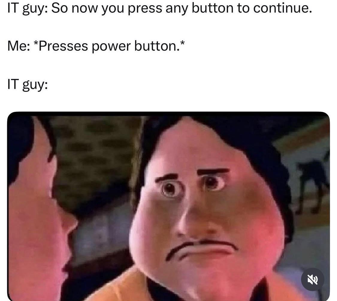 He said "any"