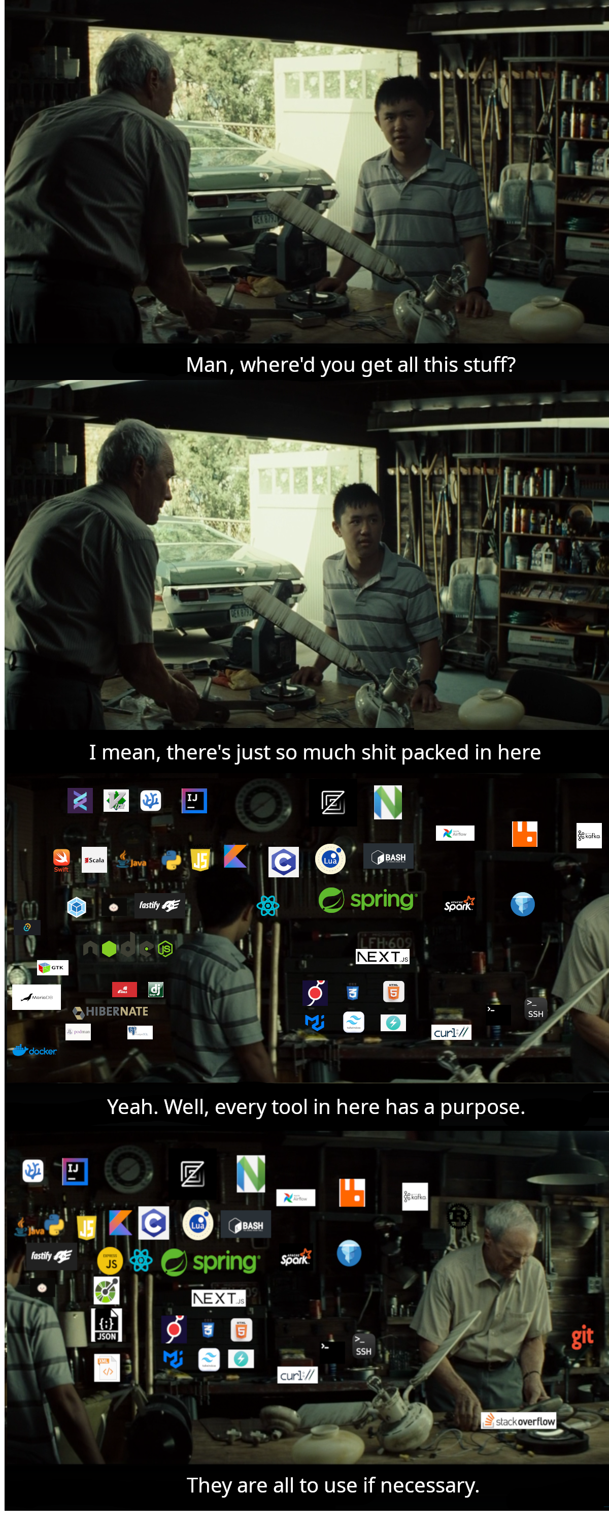 Don't be a fool, use the proper tool.