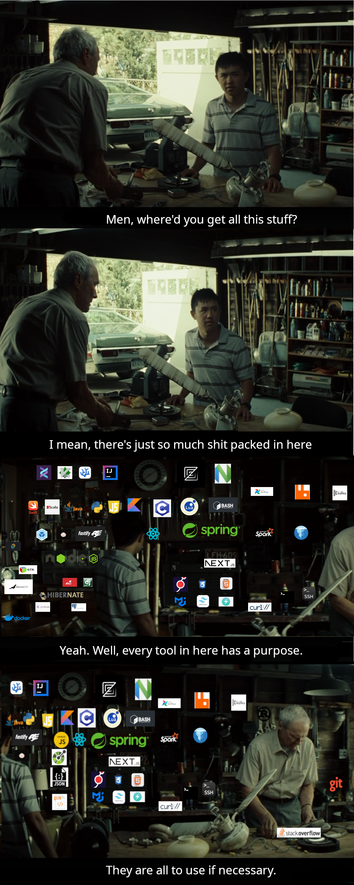 Don't be a fool, use the proper tool.