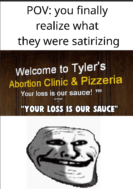 So that is what Jameskii was making fun of...