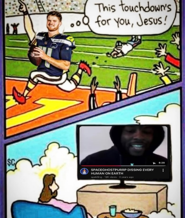 This touchdown's for you, Jesus!