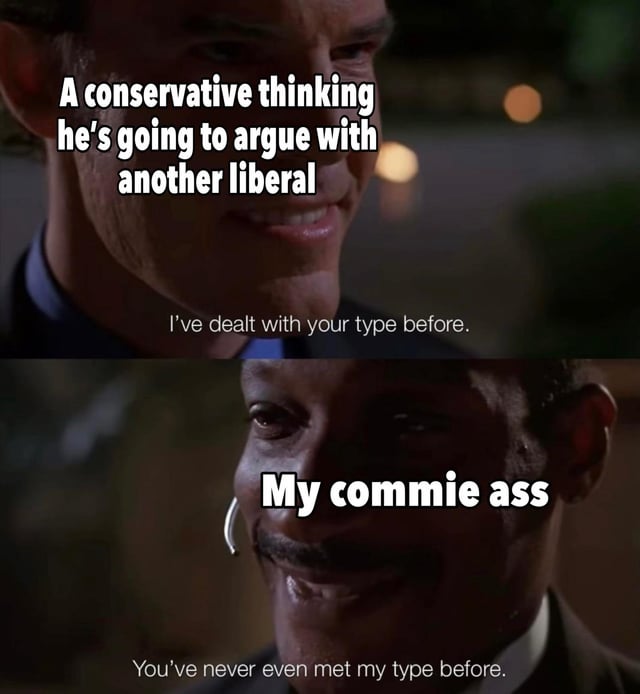 Always funny when conservatives think I'm a liberal