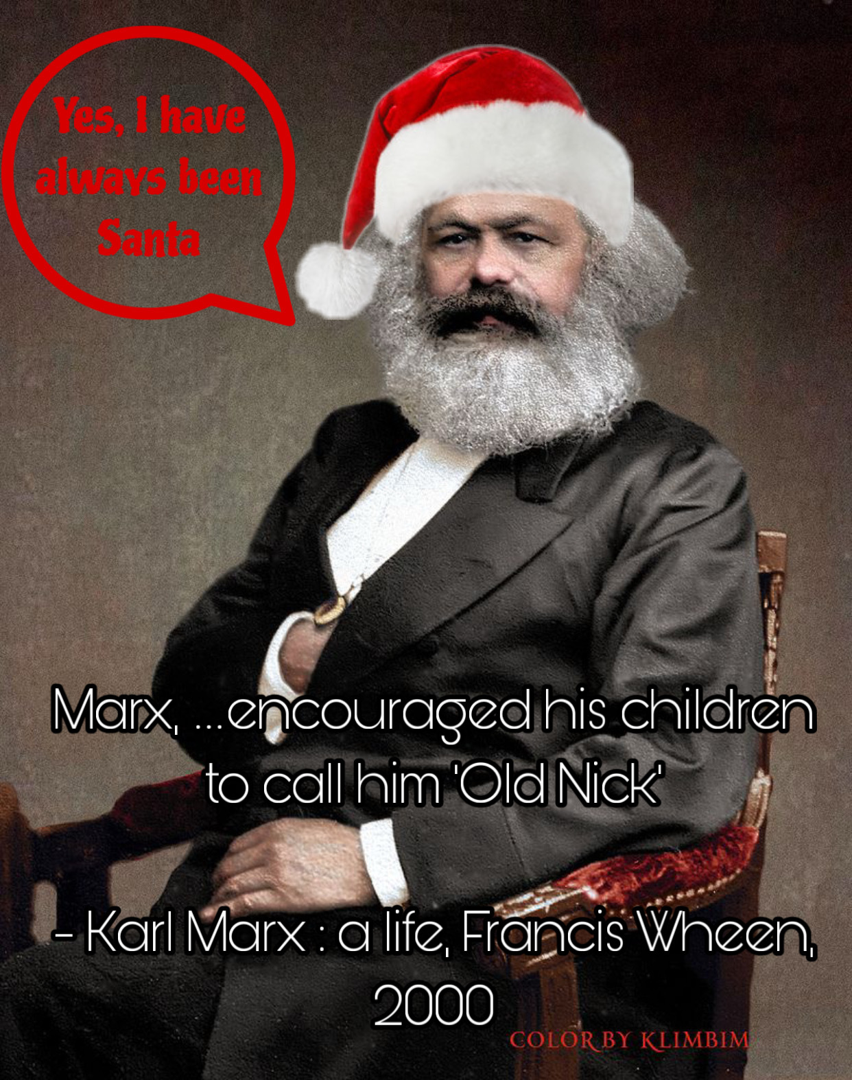 Karl Marx is Santa