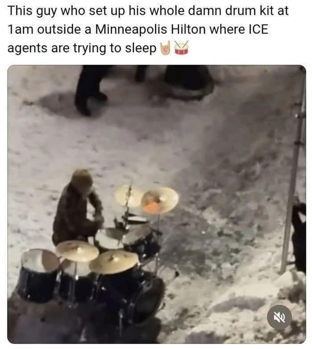 Bard performs song of disruption