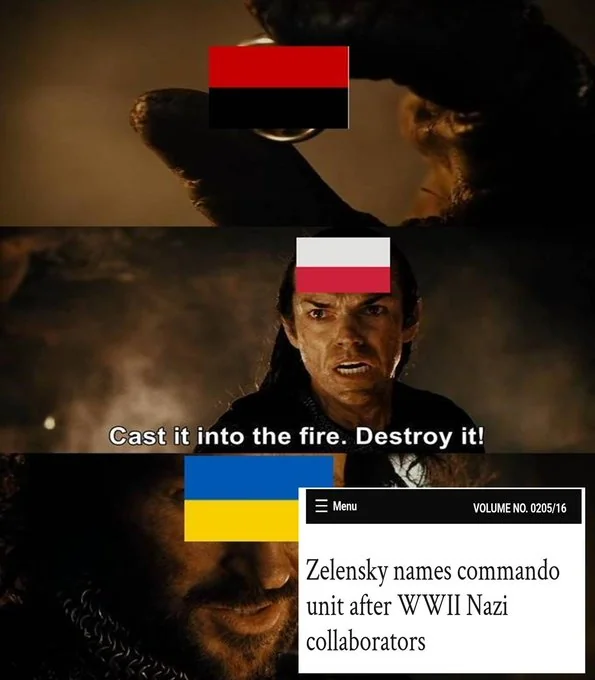 Nazi Ukraine just can't help but let the mask slip