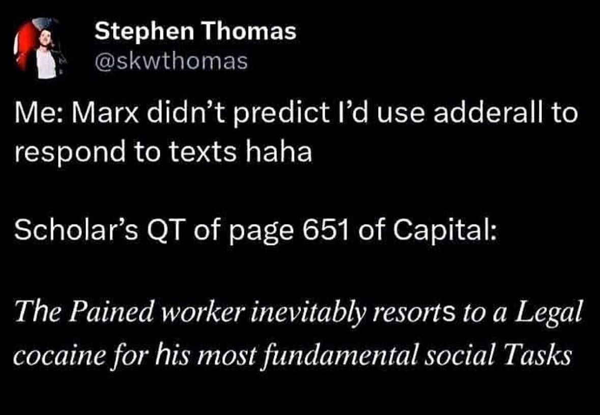 Marx didn't predict...