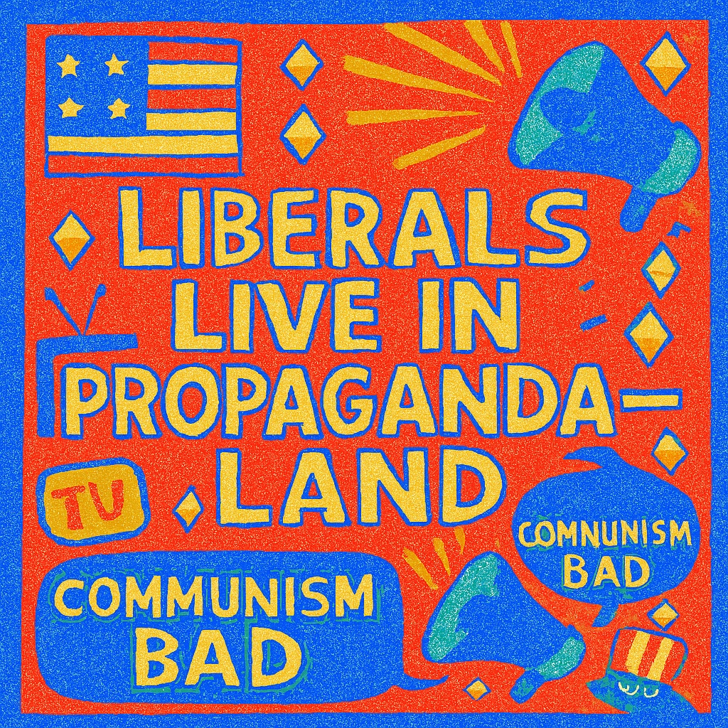 Liberals propaganda-land