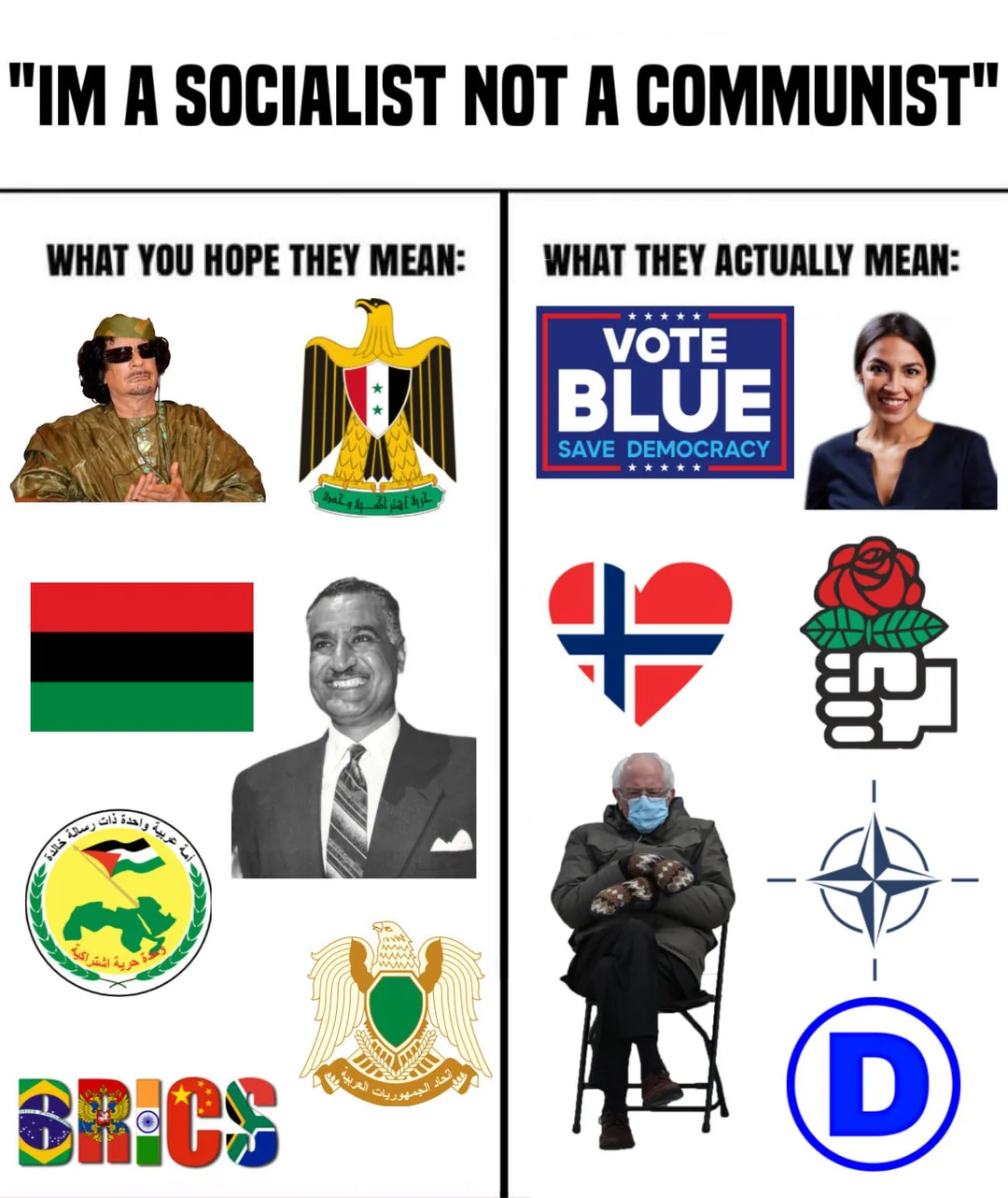 VoTe BluEMAGA!!!! And continue the genocidal status quo!