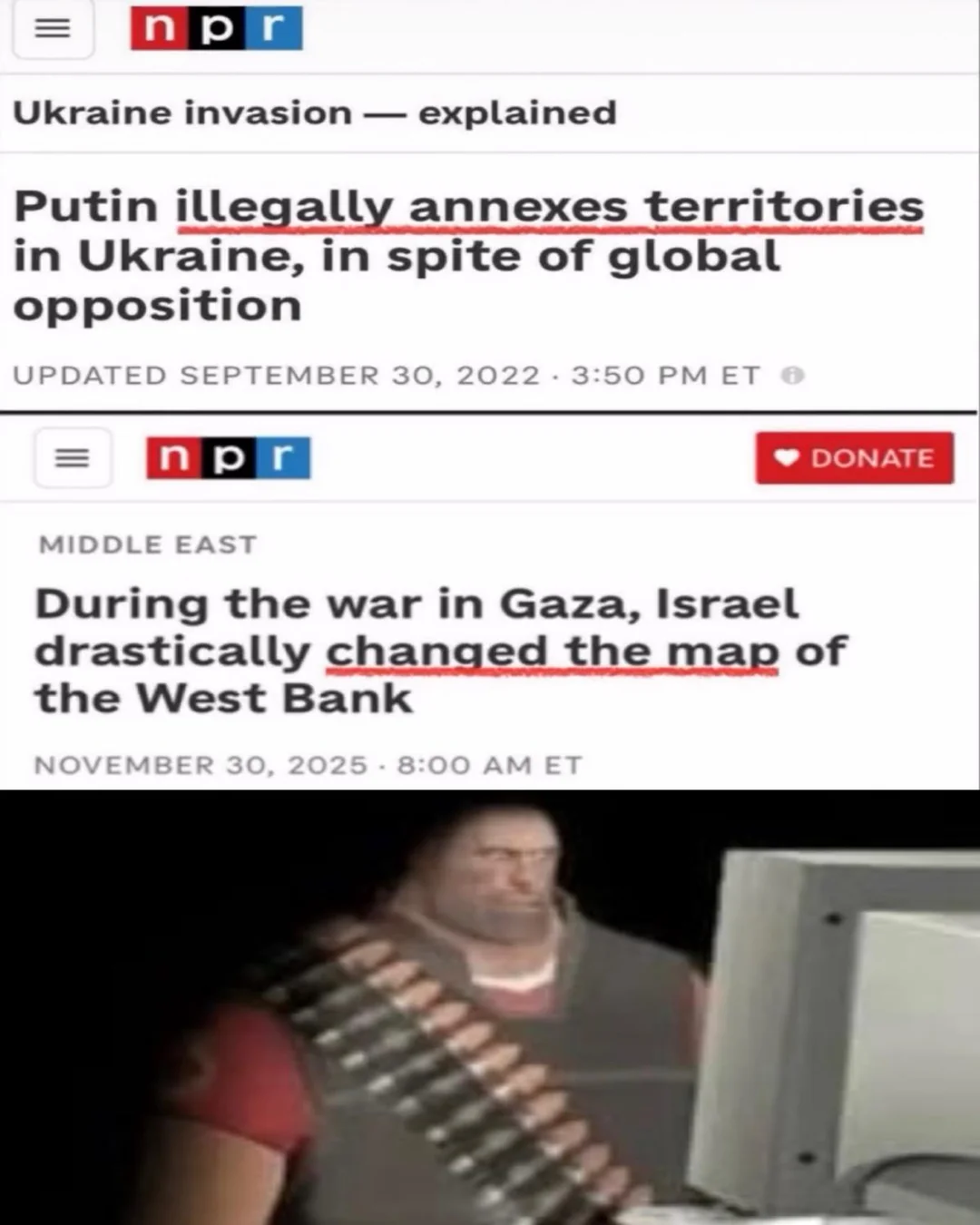 libs: its only because russia bad and israel good, duh!