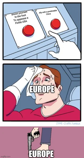 Can't partner with that eViL AuThOrITarIan china after all!