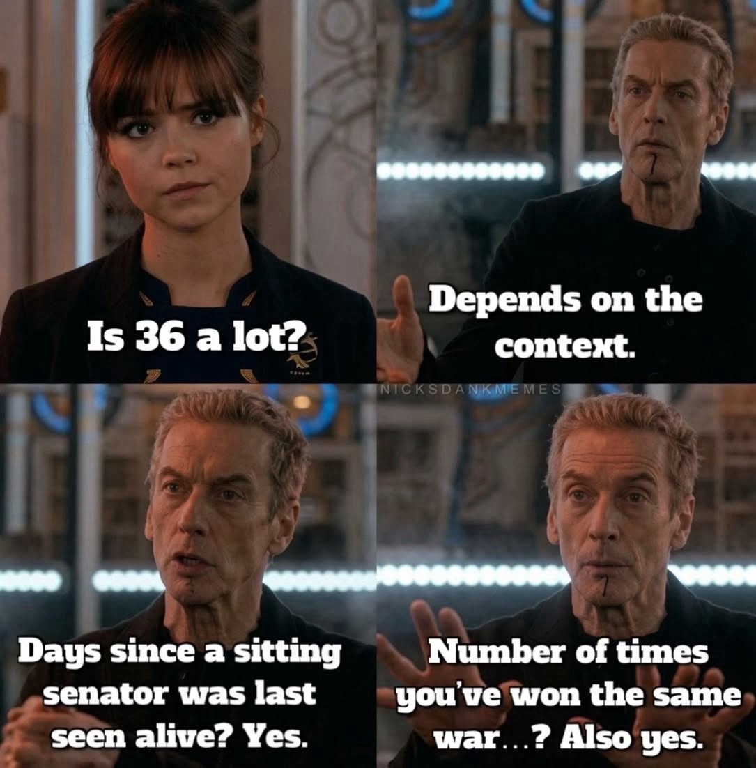 Is 36 a lot?