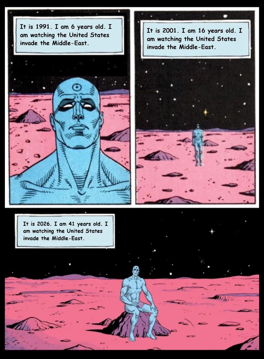 First as tragedy; second as farce; third time’s the charm