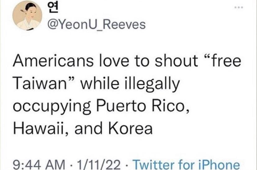 the irony