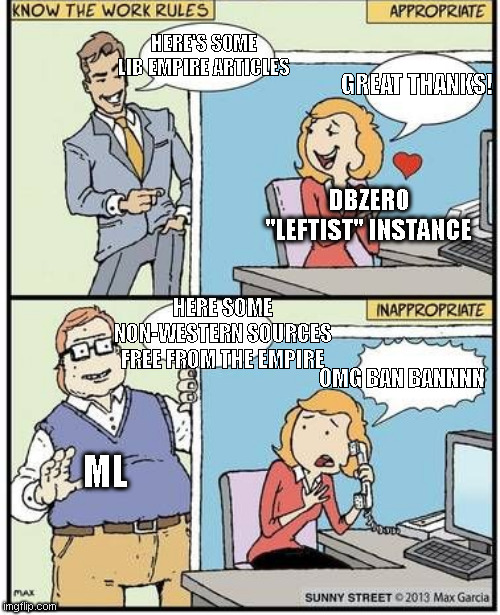 Fake leftists strikes again