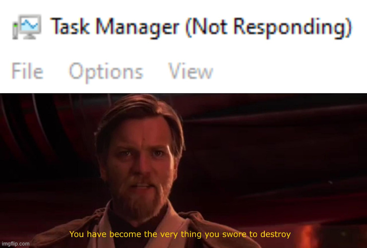 You were supposed to END the unresponsive tasks, not JOIN them!